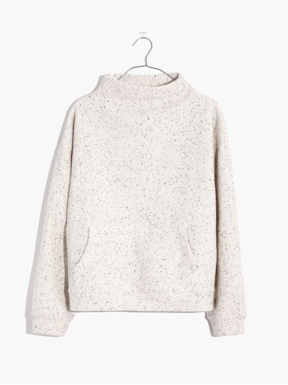 Madewell Donegal Mockneck Side-Button Sweatshirt - Picture 4 of 4